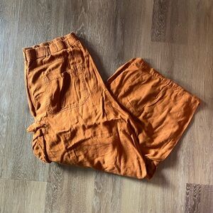 Urban Outfitters Orange Wide Leg Pants